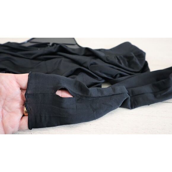 Intimately Free People OB1251780 Women's Sz XS Black Wind Down Layering Top - Picture 6 of 8